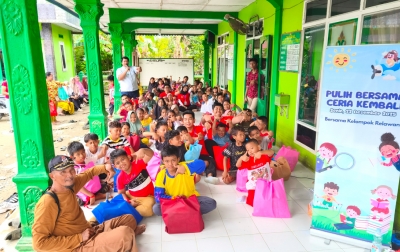 Trauma Healing Berbasis Budaya, Tim Peduli Bersama Dampingi Anak Korban Banjir di Tanjung Pura