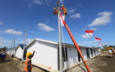 Apel Siaga BUMN: 600 Huntara Aceh Tamiang Rampung, PLN Jamin Listrik Langsung Menyala