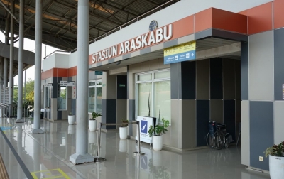 Stasiun Araskabu Jadi ‘Hub’ Intermoda, Dekatkan Warga Sumut ke Bandara Kualanamu Lewat Kereta Api