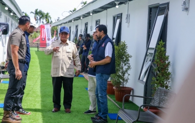 Penampakan Huntara di Aceh Tamiang