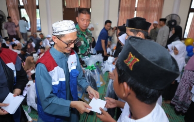 PHE NSO Awali Tahun dengan Doa Bersama dan Santunan di Kecamatan Muara Satu