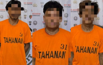 Tim Gabungan Polres Pelabuhan Belawan dan Jatanras Polda Sumut Tangkap 3 Pelaku Tawuran