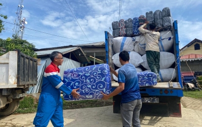 PEP Rantau Field Jaga Tradisi Kemanusiaan, Amanah Donatur Pertamina Tiba di Pesantren Aceh Tamiang