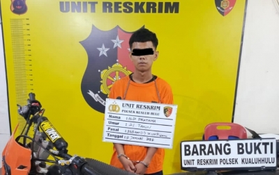 Sempat Dua Bulan Buron, Spesialis Pencuri Sepeda Motor Berhasil Diringkus Polisi