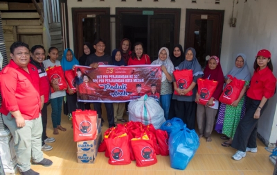 HUT ke-53 PDI Perjuangan, DPC Medan Salurkan Bantuan Banjir untuk Aceh Tamiang dan Sibolga