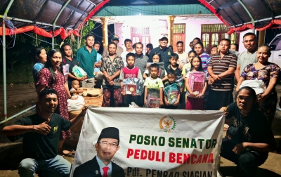 Turun Langsung ke Lapangan, Anggota DPD Penrad Siagian Perjuangkan Rehabilitasi Korban Bencana Tapanuli Raya