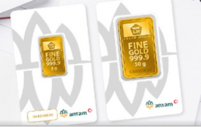 Emas Antam Naik Lagi di Angka Rp2,631 Juta/Gram