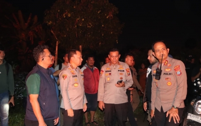 Jermal XV Digempur Aparat Gabungan, Kapolrestabes Medan Pimpin Langsung Operasi
