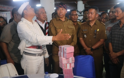 Dedi Mulyadi Salurkan Bantuan Pembangunan dan Relokasi Rumah Warga Terdampak Bencana Taput