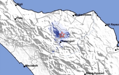 Bener Meriah Diguncang Gempa Dangkal, Getaran Terasa Nyata Seperti Truk Melintas