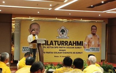 Plt Ketua Golkar Sumut Silaturahmi Bersama DPD Kabupaten/Kota, Tekankan Pentingnya Soliditas