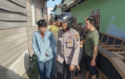 Polres Pelabuhan Belawan Tangkap Satu Pelaku Aksi Tawuran di Jalan Yong Panah Hijau