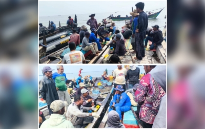 Respons Cepat Polisi Airud, Konflik Nelayan di Laut Batubara Berakhir Damai