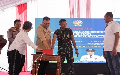 Bupati Launching Simpastatin, Kecamatan Lubuk Pakam Pilot Project