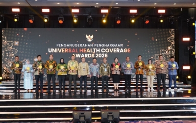 Sabet Penghargaan UHC Awards 2026, Bupati Karo Antonius Ginting Berhasil Jamin Kesehatan 98% Warga