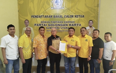 Andar Amin Harahap Resmi Masuk Bursa Calon Ketua Golkar Sumut, Sinyal Kuat Aklamasi di Musda XI