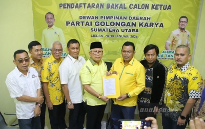 Resmi Kembalikan Berkas, Hendriyanto Sitorus Jadi Penantang Kuat di Musda XI Golkar Sumut