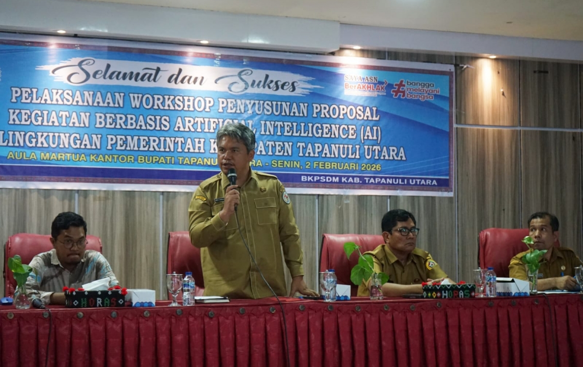 ASN Taput Go Digital! Pemkab Gelar Workshop Susun Proposal Pakai Teknologi AI