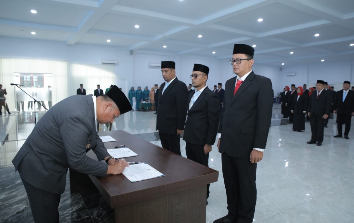 Bupati Asahan Lantik Pejabat Pimpinan Tinggi, Administrator, dan Pelaksana