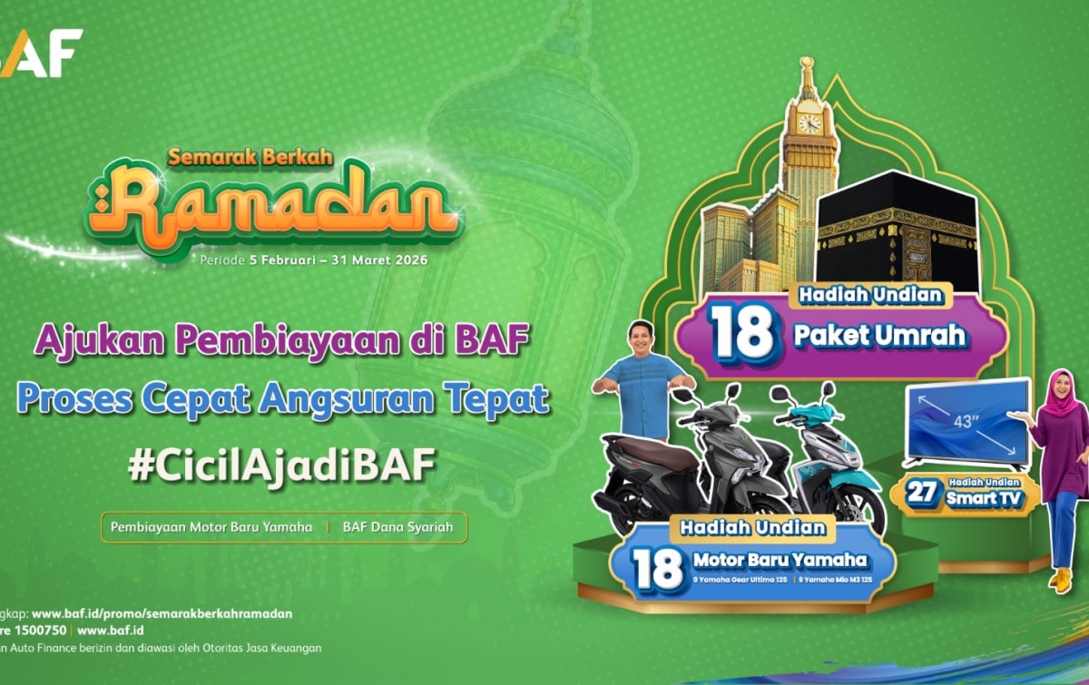 Semarak Berkah Ramadan: BAF Manjakan Konsumen dengan Undian 18 Paket Umrah hingga Motor Baru