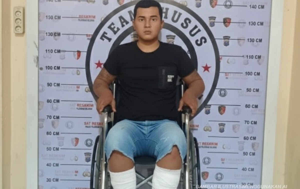 Buron 5 Bulan, Pelaku Pemanahan Terhadap Warga Ditembak Polsek Belawan Karena Melawan