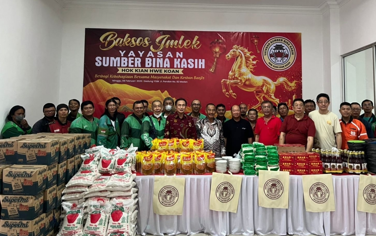 YSBK (Hok Kian Hwe Koan) Gelar Baksos Imlek: Salurkan 203 Paket Sembako untuk Keluarga Prasejahtera