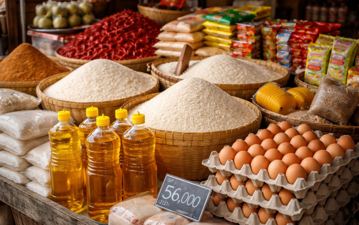 Jelang Ramadan, Harga Sembako di Medan Stabil