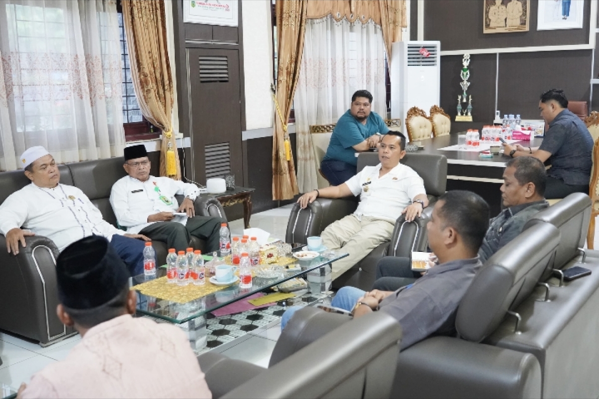 Pemkab Palas dan Baznas Koordinasi  Proses Penyaluran ZIS