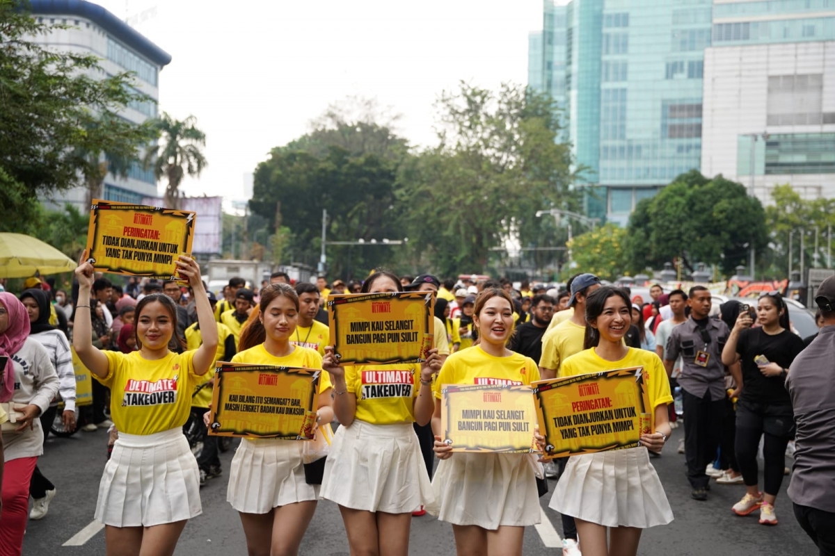 Giliran Medan, Extrajoss Ultimate Ramaikan Ruang Publik dengan Parade Komunitas