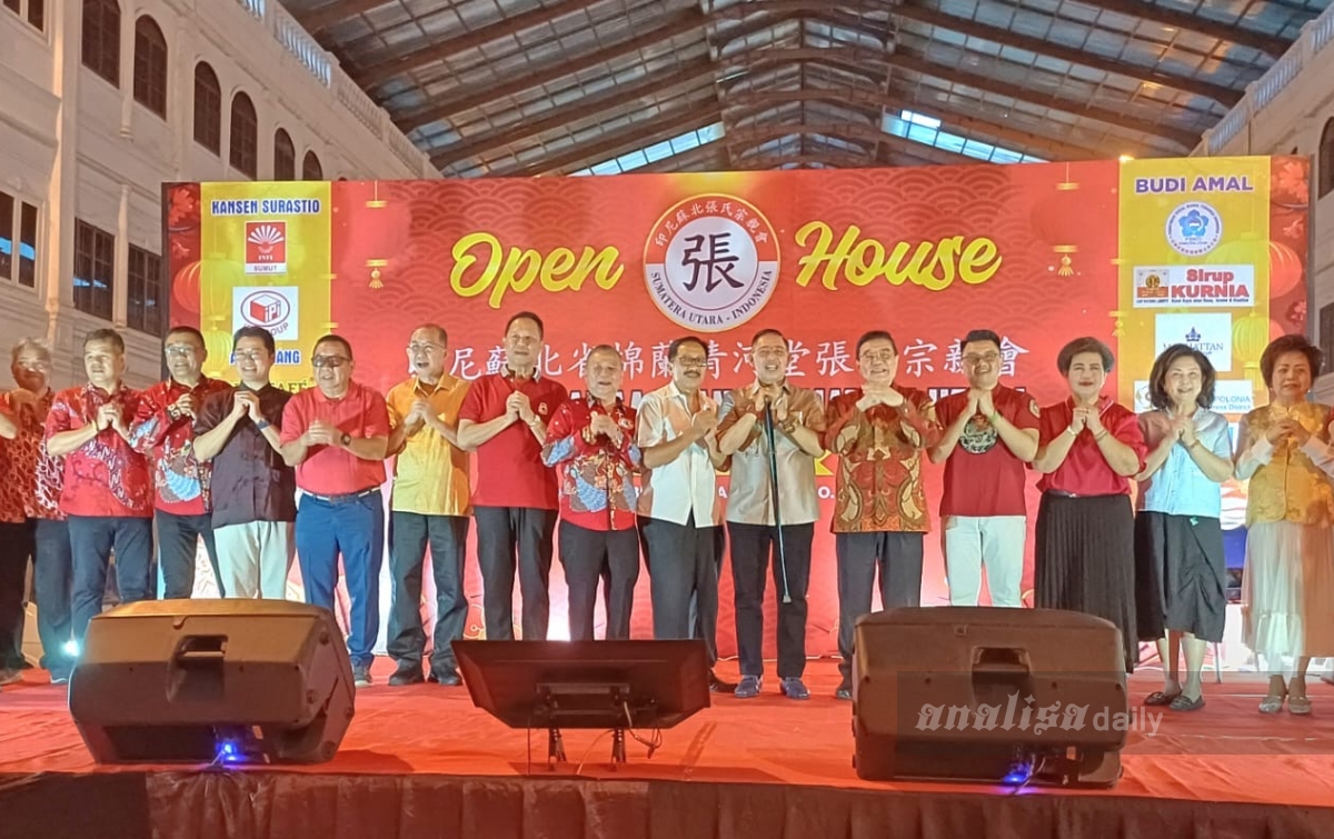Open House Imlek 2026 Marga Zhang Sumut Meriah, Pererat Silaturrahmi Sekaligus Doakan Indonesia Maju
