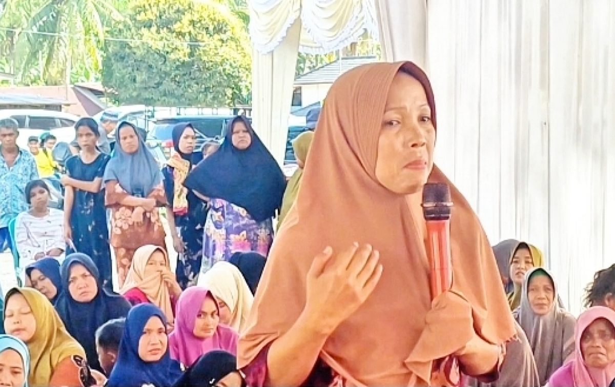 Ibu Korban Banjir Batang Toru Minta Tambang Martabe Tak Ditutup