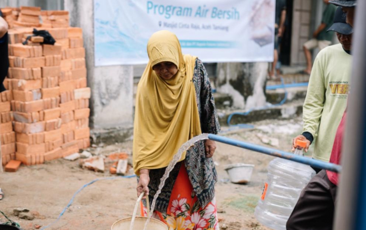 Program CSR Dupoin Futures Sasar Akses Air Bersih bagi Warga Terdampak Banjir dan Longsor di Aceh Tamiang
