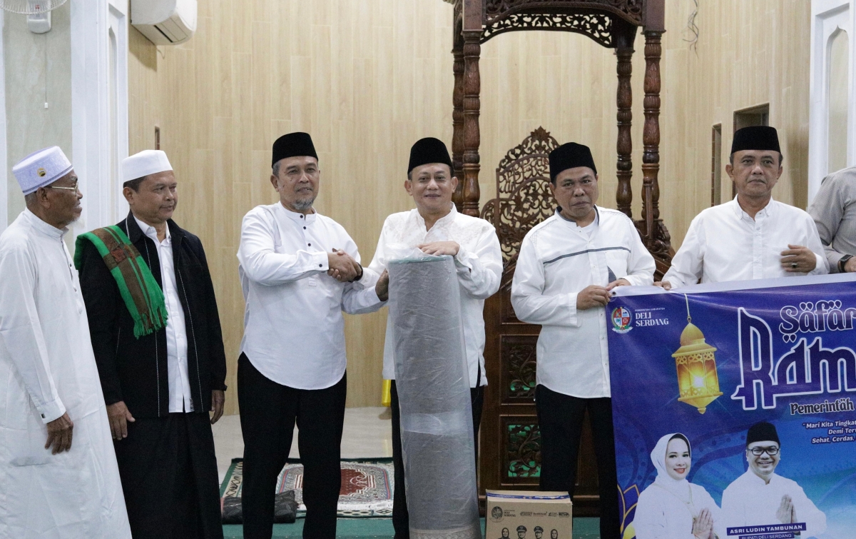 Safari Ramadan di Masjid Nurul Khoiriyah Labuhan Deli, Sekda: Pemkab Berkomitmen Dukung Kegiatan Keagamaan