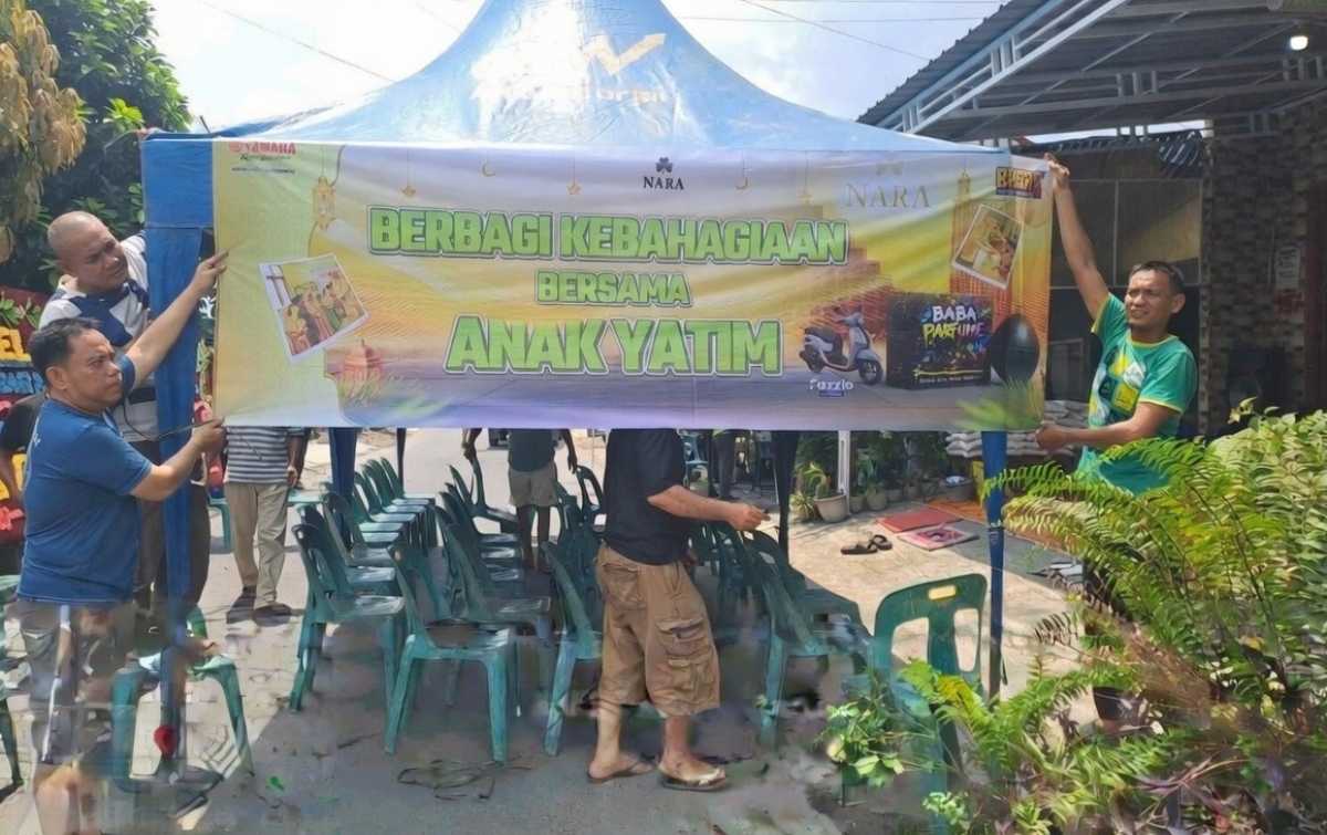 Alfa Scorpii Berbagi Kasih dengan Anak Yatim Piatu di Medan