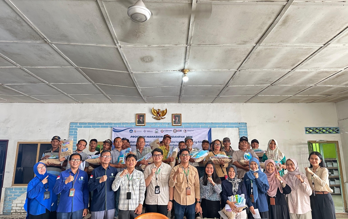 ST Bhinneka Gelar Sekolah Lapang Iklim untuk Tingkatkan Ketangguhan Petani Pascabencana  