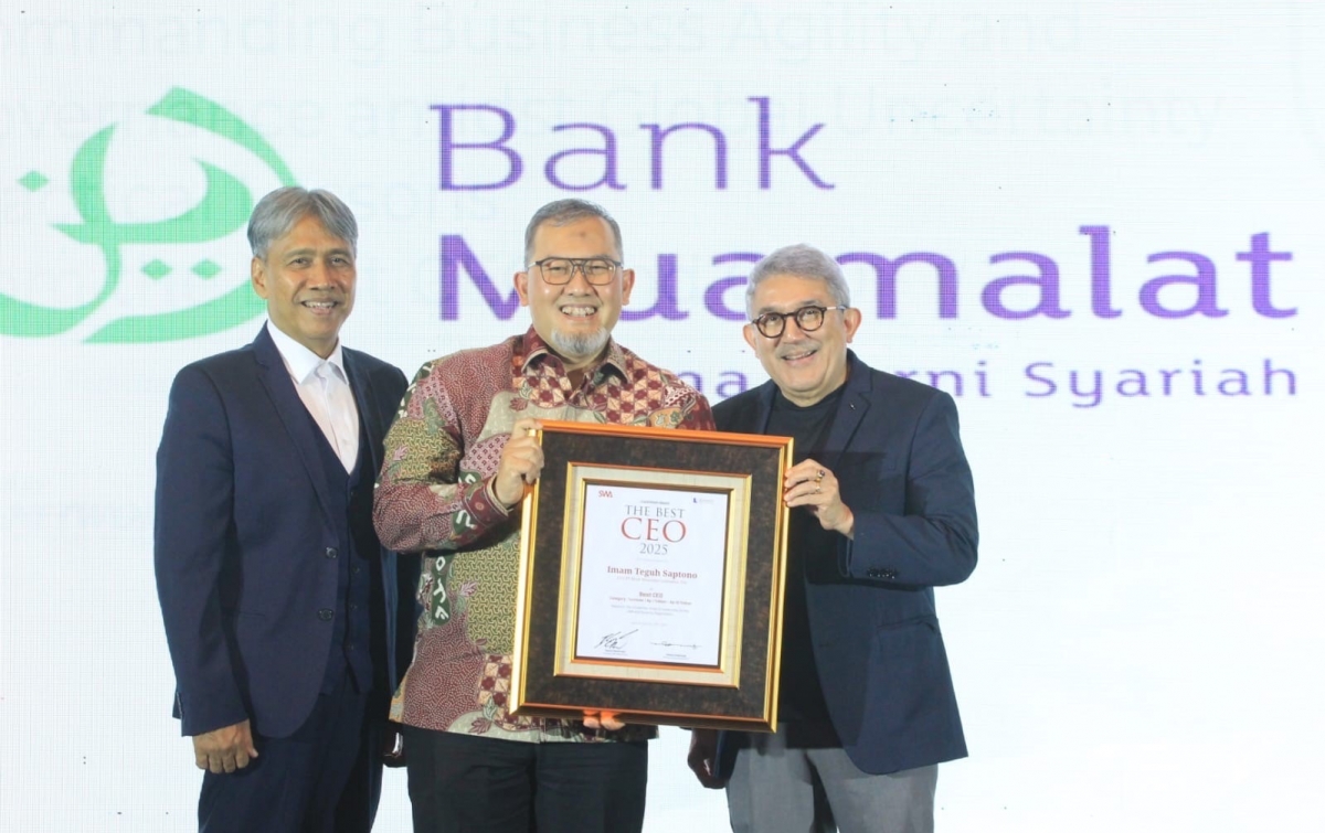 Prestisius, Direktur Utama Bank Muamalat Raih Penghargaan Best CEO 2025