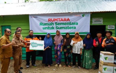 Dompet Dhuafa Waspada Salurkan RUMTARA Bagi Warga Terdampak Banjir di Tapsel