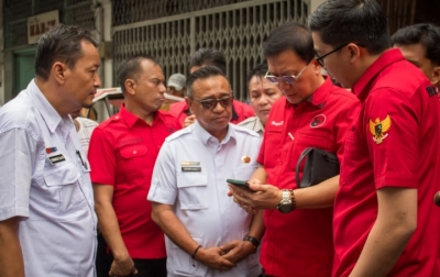 PDI Perjuangan Medan Dukung Pedagang Pasar Sambas Berjualan Hingga Akhir Maret