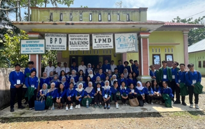 50 Mahasiwa USU Ikuti Pemberdayaan dan Pemulihan Wilayah Terdampak Bencana