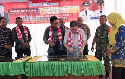 Resmikan 2 SD di Deliserdang, Sofyan Tan: Jangan Ada Lagi Siswa Putus Asa Karena Kemiskinan