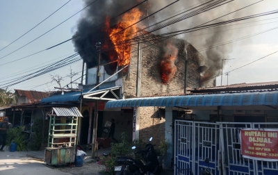 Kipas Angin Picu Petaka, Ruko Fotokopi di Tanjung Beringin Ludes Terbakar: Kerugian Capai Ratusan Juta