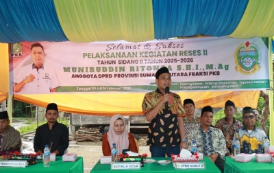 Reses Muniruddin Ritonga di Balimbing Julu, Warga Suarakan Hama Pertanian dan Ketahanan Pangan