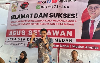 Agus Setiawan: Perda Nomor 4 Tahun 2012 Sistem Kesehatan Kota Medan Bakal Direvisi