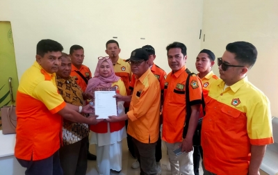 Arifin Said Ritonga Ambil Formulir Balon Ketua PDK Kosgoro 1957 Sumut