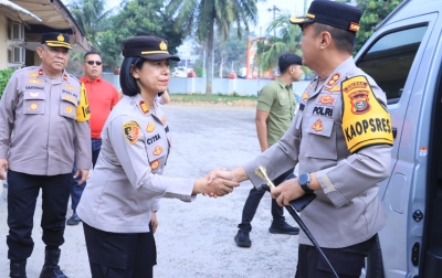 Kapolres Labuhanbatu Kunjungi Polsek Kualuh Hulu, Tekankan Disiplin dan Pelayanan Humanis