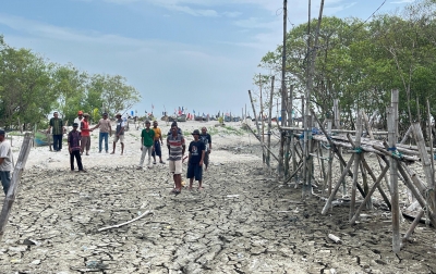 Tangkahan Tertimbun Pasir, Nelayan Bogak Besar Menanti Janji Alat Berat Bupati Sergai