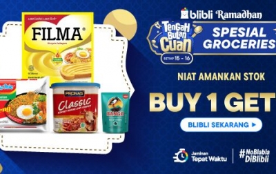 Siasat Cerdas 'Tengah Bulan Cuan': Blibli Tebar Promo Buy 1 Get 1 untuk Amankan Stok Ramadan