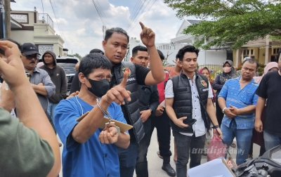 Polres Asahan Gelar Rekonstruksi Berakhir Ricuh