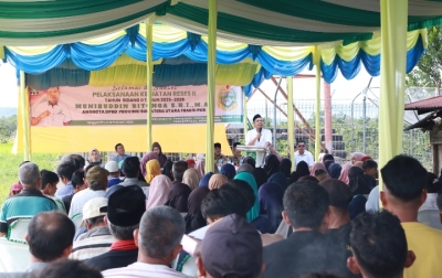 Muniruddin Ritonga Reses di Nanggarjati Hutapadang, Warga Minta Pembangunan Jalan Bunga Bondar–Arse
