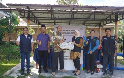 Resmikan Desa Siaga Bencana, PLN UID Sumut Serah Terima Bantuan Program